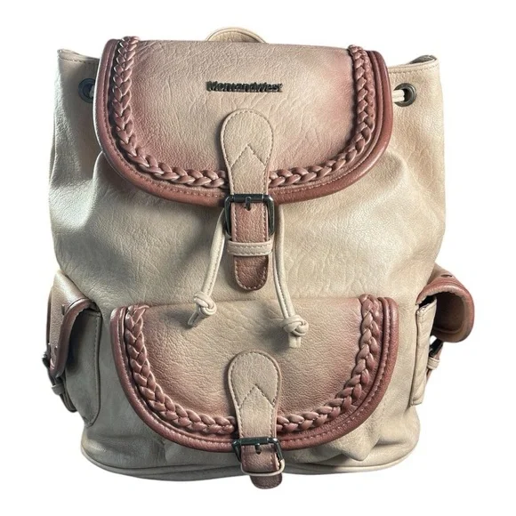 Montana West Backpack Purse - Vegan Leather - Picture 1 of 7